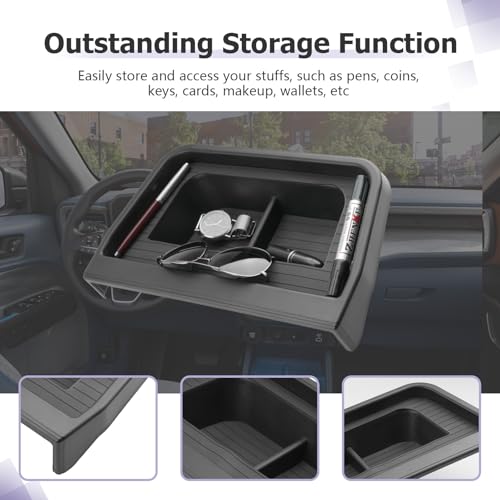 Image of LUWU for 2025 2026 Maverick Dashboard Storage Tray 2025 2026 Ford Maverick Accessories XL /XLT /Larita /Tremor /Lobo 13.2-inch Behind Screen Organizer Display Box Dash Tray (Only for 13.2 inch Screen)