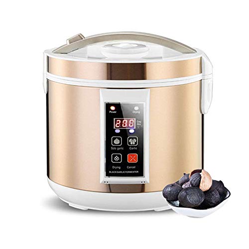 AUZZO HOME 6L Caja de fermentación de ajo Negro Fabricante automático de ajo Reciclar Clavo Máquina de fermentación Inteligente de ajo Fabricante de Alimentos saludables Cocina DIY