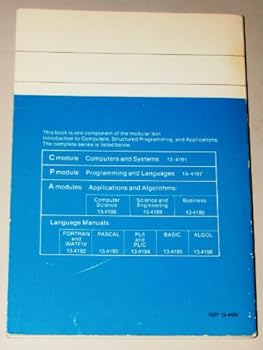 Introduction to Computers, Structured Programming, and Applications