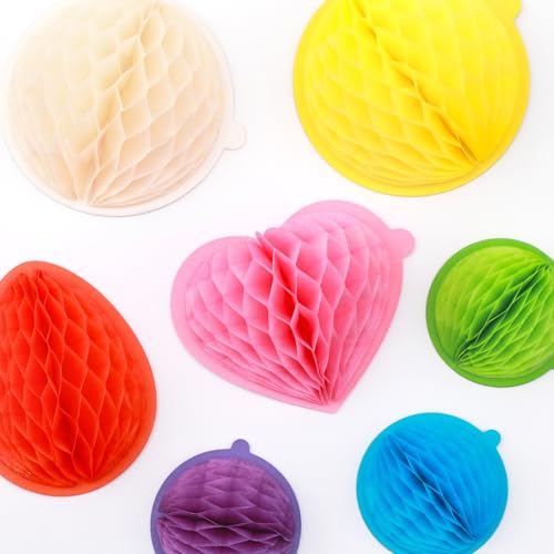 OTCRAFT Wabenpapierblöcke für 3D-Bastel- und Pop-Up-Karten; 30 Schichten, 2 cm Klebelinie, Wabenpapier-Pad, ideal für Bastelarbeiten, Kartenherstellung, Verzierungen (21,1 x 14,7）