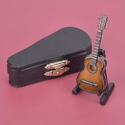 Guitare Miniature, Modèle de Guitare Modèle de Guitare Classique Miniature ADAPTÉ pour BEL Accessoire avec Traitement Peint pour Salle de Musique pour Amis Musiciens(Brun) - Les Beatles, Paul McCartney, John Lennon, RIngo Starr, George Harrison Guitare Miniature, Modèle de Guitare Modèle de Guitare Classique Miniature ADAPTÉ pour BEL Accessoire avec Traitement Peint pour Salle de Musique pour Amis Musiciens(Brun) – Image 7