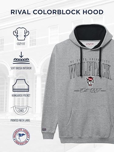 Image of JanSport NCAA unisex-adult Rival Colorblock Hood