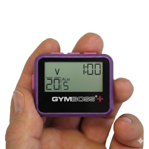 Gymboss Plus Interval Timer and Stopwatch (Violet/Pink) - Image 2