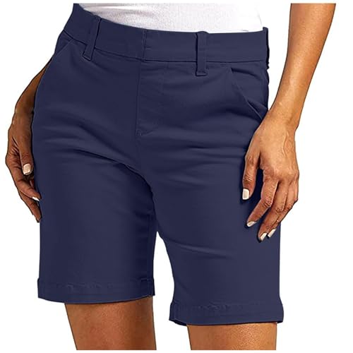Pantalon court taille haute confortable et fluide WWricotta chic