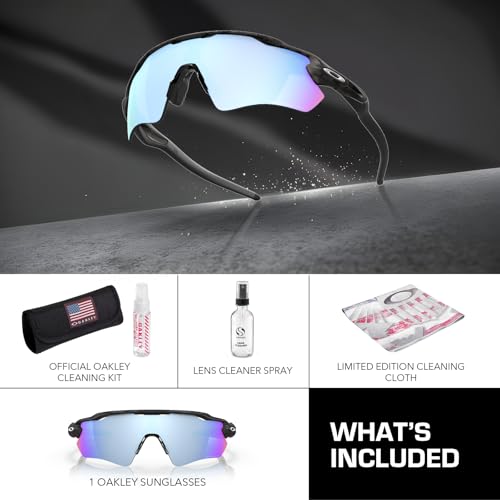 Image of Oakley RADAR EV PATH OO9208 Shield Sunglasses With Official Eyewear Kit | Men's & Women's Sunglasses