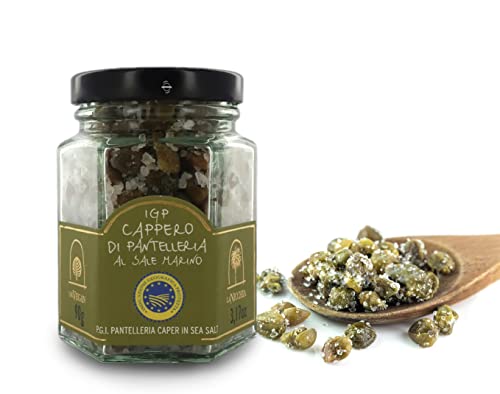Capperi di Pantelleria IGP al sale marino, Kapern IGP in Meersal