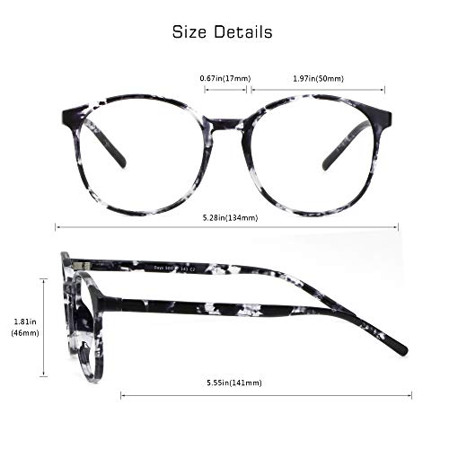Image of VisionGlobal 6 Pairs Blue Light Blocking Glasses /Reading Glasses for Women /Men, Fashion Eyewear Frame