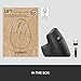 Logitech Lift for Business Left, Vertical Ergonomic Mouse - Left-Handed, Wireless, Bluetooth or Secured Logi Bolt USB, Quiet clicks, Globally Certified, Windows/Mac/Chrome/Linux - Graphite