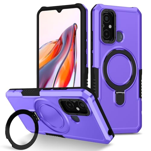 Redmi 12Cƌ݊̂ꂽ~j}XgXP[XA^OLbNX^hϏՌn[hPCϋvیP[X[Rpی] 12Cƌ݊(Purple)