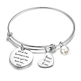MAOFAED Aunt Gift Best Aunt Ever Bracelet 'of all the Aunties in the world i got the best one..YOU' Gift Idea for Aunt (Auntie Bracelet)