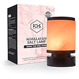 POHS 100% Natural Himalayan Cylinder Shape Crystal Rock Salt Lamp Hand Carved from Himalayan Mountai