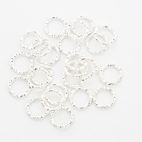 100 Stück Goldene Sprungringe Aus Edelstahl Für Schmuck DIY – 8 Mm Offene Ringe, Perfekt Zum Basteln