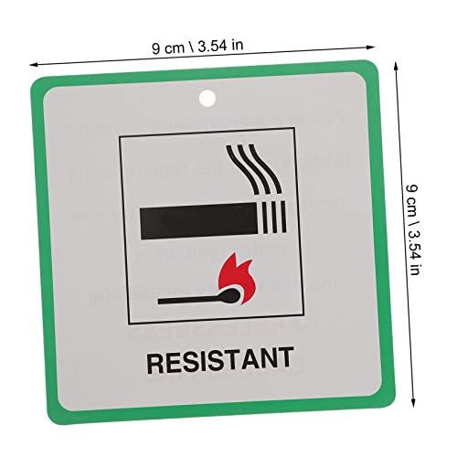 PLAFOPE 100 Pcs Dl7 Fire Sign Furniture Fire Warning Labels Warning