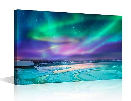 Toile Tromso Norvège TISHIRON 30x45 cm décoration moderne