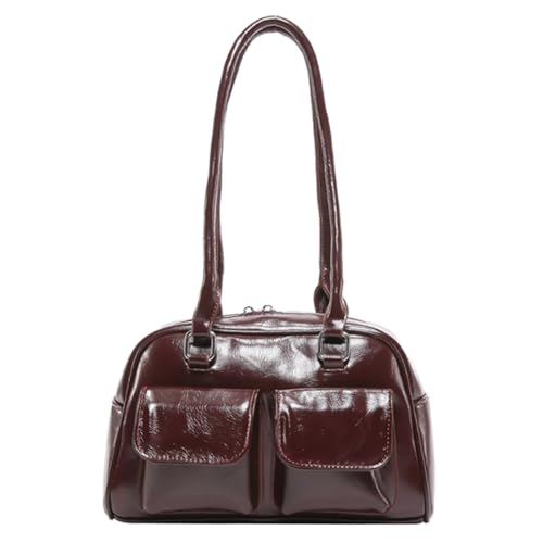 Sac à poignée supérieure en cuir PU aux finitions soignées