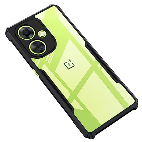 Image of Amazon Brand- Solimo Mobile Cover (Soft & Flexible Back Case with Cushioned Edges) for OnePlus Nord CE 3 Lite 5G (Black)