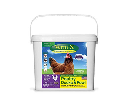 Verm-X for Poultry Ducks & Fowl Natural Support of Intestinal Health 4Lbs