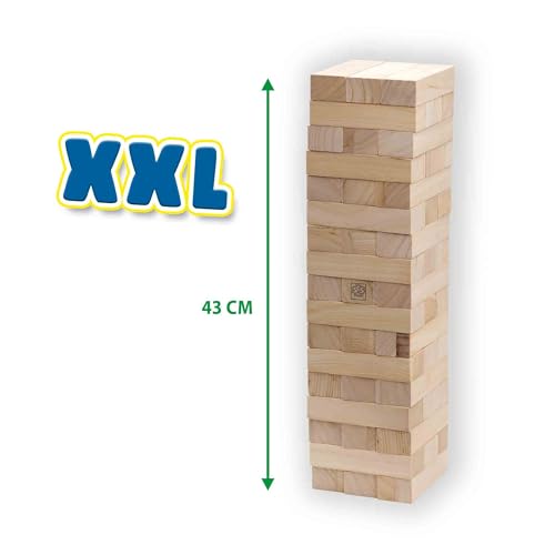 Juego de bloques de madera XXL SES Creative 02313 para niños 6