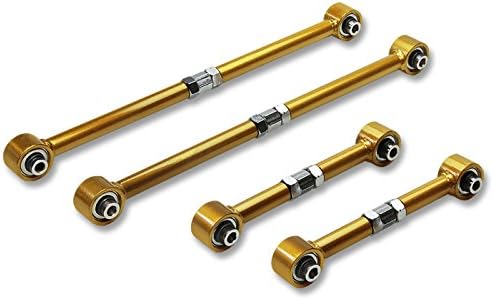 Auto Dynasty Compatible with AE86 Rear Lateral Control Link+Trailing Arm (Gold)