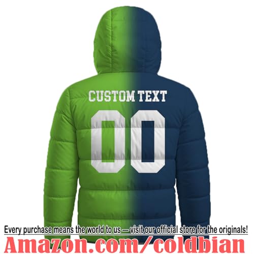 Mens Football American Personalized Puffer Coat Down Jacket Custom Name Number City Pride for Players Fans Gift S-5XL3