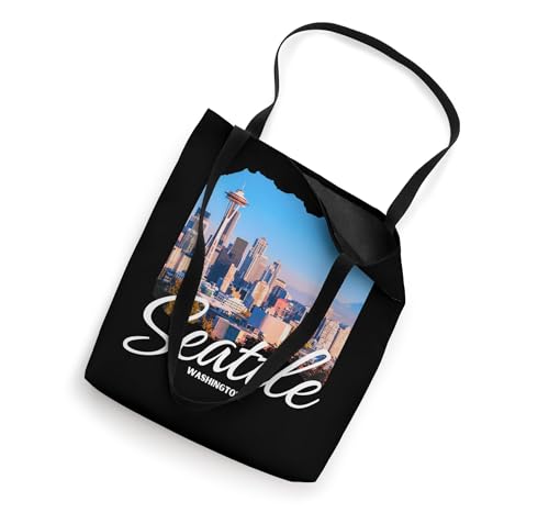 Bolso tote de recuerdo de Seattle miniatura 2
