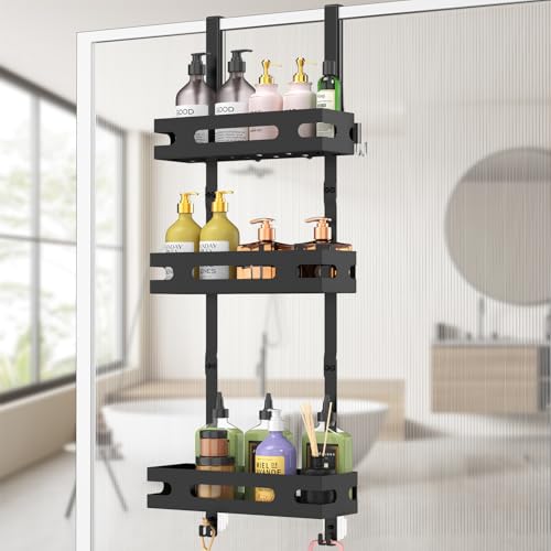 YEAUPE PRO Duschregal zum Hängen 3 Etagen – Duschregal Ohne Bohren für...