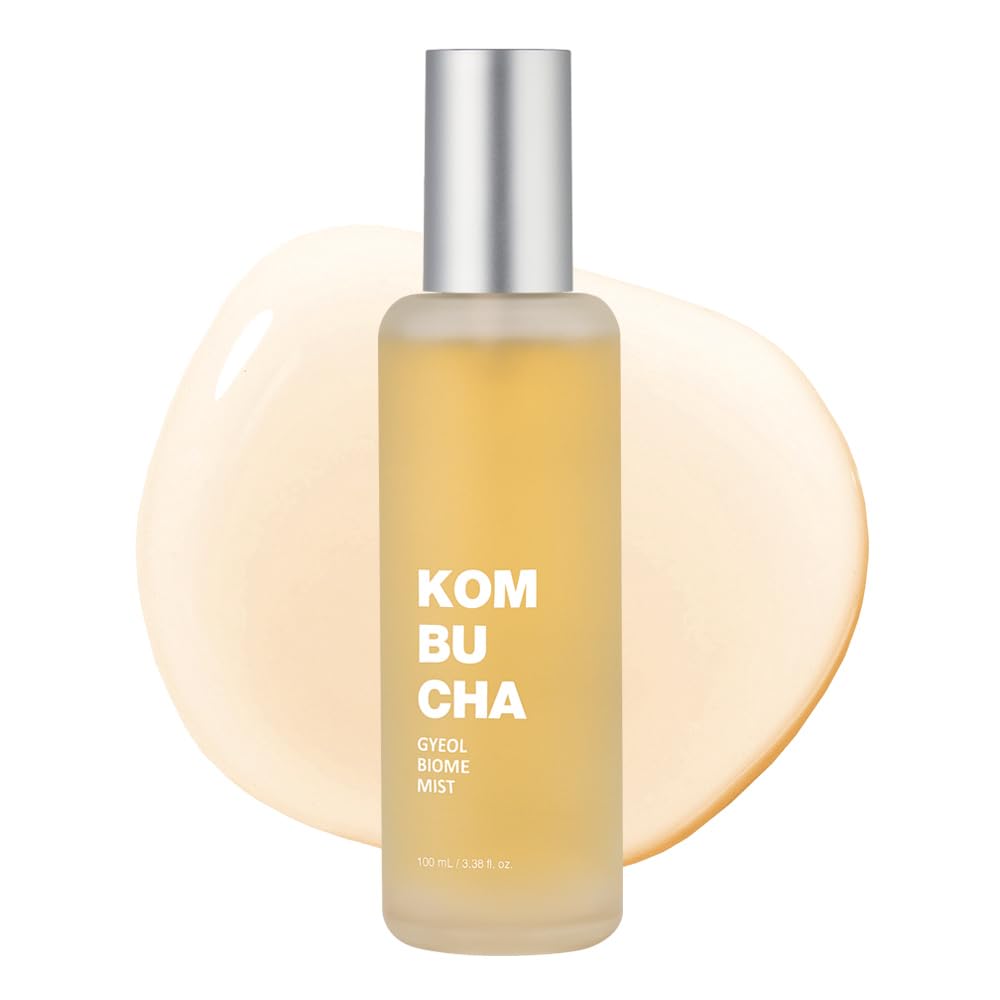 Kombucha Gyeol-Biome Mist 100 ml / 3.38 fl oz – Hydrating Face Mist with 506-Hour Fermented Kombucha, Vegan Cooling & Moisture Spray for All Skin Types