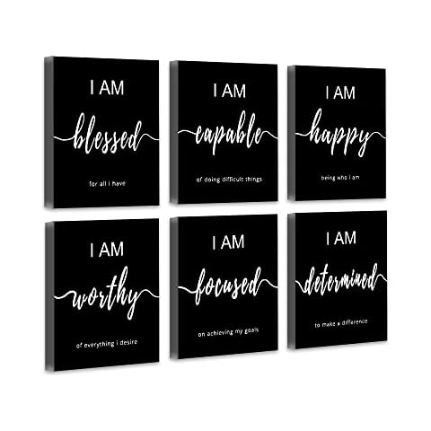 Drsoum Inspirational Wall Art Office Decor, Motivational Wall Art Prints for Office Bedroom Living Room Classroom, 8"x10",FRAMED Cover