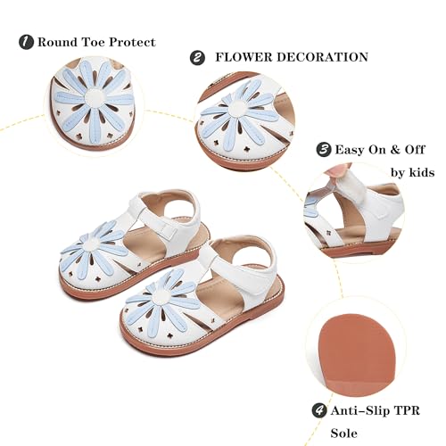 Image of Kiderence Toddler Girls Sandals Little Girls Kids Summer Shoes Toddler Sandals