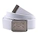 Under Armour Boys' Webbed Belt, White/Graphite, One Size