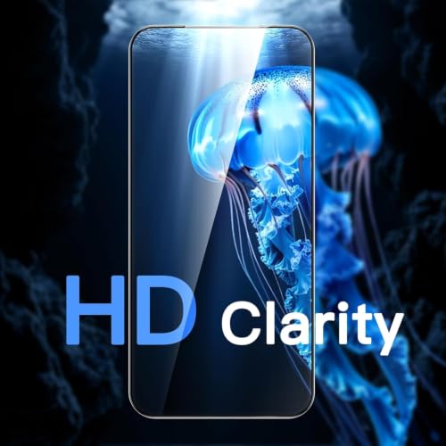 Image of vizer Military-Grade Tempered Glass Screen Protector for iPhone 17 Pro (6.3 Inch) | 9H Hardness Gorilla Protection, HD Crystal Clear, Anti-Fingerprint, Bubble-Free Easy Installation