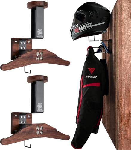 Onetigris Soporte Casco Moto Pared Perchero, Perchero Para Equipo Táctico Casco Equipo De Ciclismo De Fútbol De Motocicleta Ht-2 Piezas Onetigris Soporte Casco Moto Pared Perchero, Perchero Para Equipo Táctico Casco Equipo De Ciclismo De Fútbol De Motocicleta Ht-2 Piezas