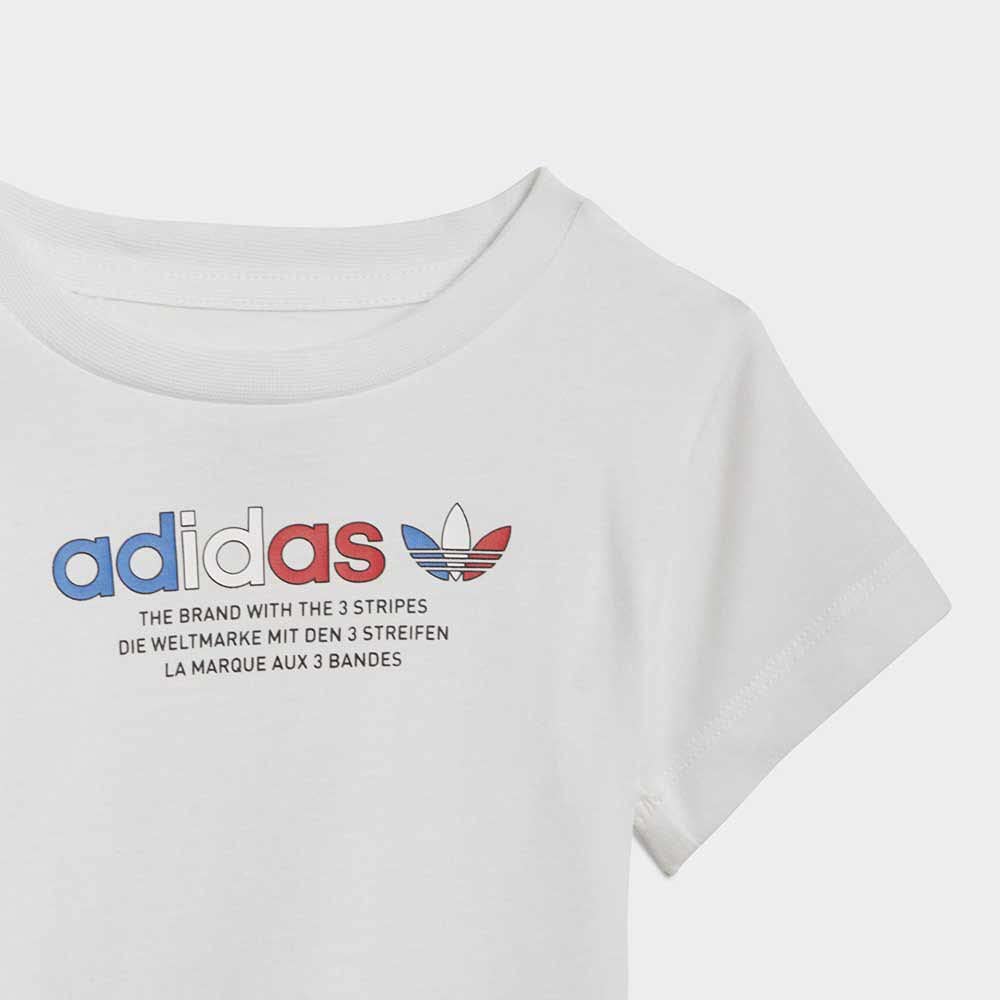 adidas Originals Zestaw spodni Uniseks - niemowlęta Short Tee Set