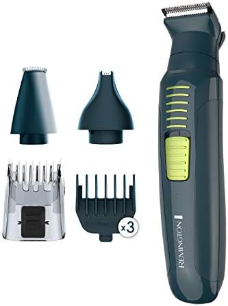 Remington All-in-One Grooming Kit — shown in a real home setting for scale