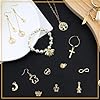 VYZUTR 100 Pièces Breloque pour Bracelet Mixte Charms Pendentifs DIY Collier Bracelet pour la Fabrication de Bijoux Lot en Vrac pour Création de Collier Bracelet #3