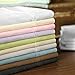 MALOUF Double Brushed Microfiber Super Soft Luxury Bed Sheet Set - Wrinkle Resistant - Twin Size - White