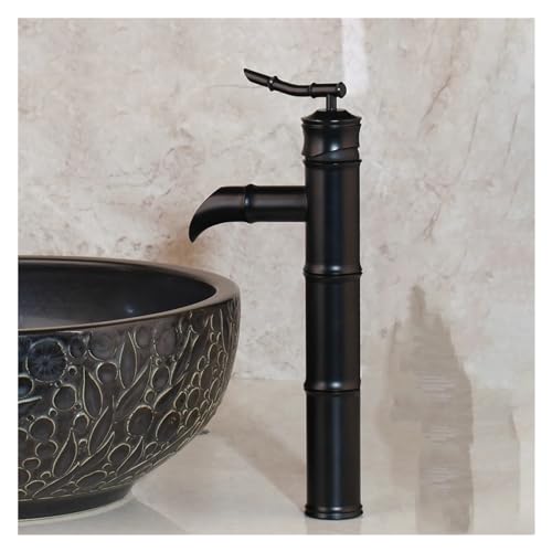 Robinet de salle de bain cascade noir pour transformer votre pièce d'eau