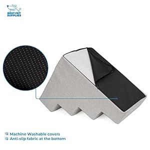 Best-Pet-Supplies-Foam-Pet-Steps-Cover-for-Small-Dogs-and-Cats-Portable-Ramp-Stairs-for-Couch-Sofa-and-High-Bed-Climbing-Cover-Only-Sand-4-Step-H-18-Cover-Only - Cucciolini Doodles   Best-Pet-Supplies-Foam-Pet-Steps-Cover-for-Small-Dogs-and-Cats-Portable-Ramp-Stairs-for-Couch-Sofa-and-High-Bed-Climbing-Cover-Only-Sand-4-Step-H-18-Cover-Only