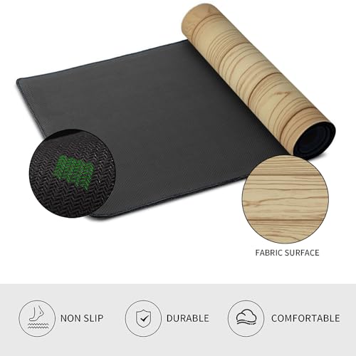 Aqqa WOOD GRAIN Kitchen Rugs 2 Piece Set thumb #4