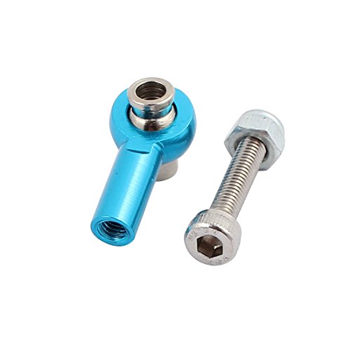 Aexit Set RC Electrical equipment Car Boat M3mm x L18.5mm Rod End Metal Ball Head Joints Set w Screw
