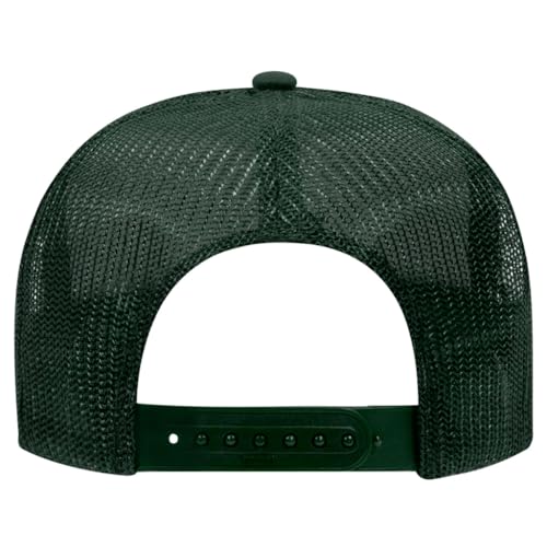 Image of OTTO Polyester Foam Front 5 Panel High Crown Mesh Back Trucker Hats in 97, Bulk, Wholesale