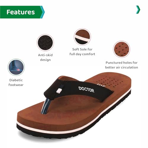 Image of ORTHO JOY Extra Soft Doctor Ortho Slippers for men