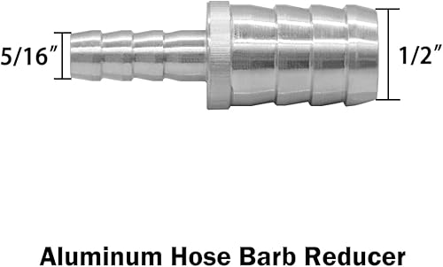 Miniatura 11 de Acoplador de empalme de manguera de 1-1/4 a 1-1/2 pulgadas, accesorio de reparación, conector de adaptador de aluminio, radiador, refrigerante