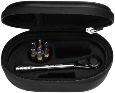 ROCKBROS RKJL1001BS Multi-functional Repair Tool, Ratchet Wrench, 4/5/6 Hex Wrench, +/T25/T30