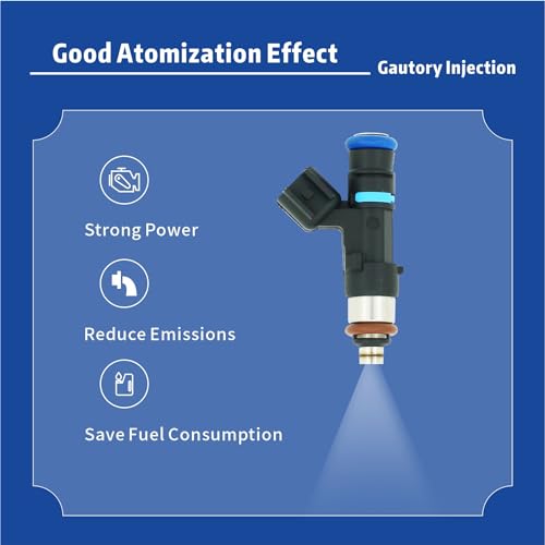 Gautory 0280158055 Injetores de combustível compatíveis com Ford Mustang Ranger Explorer Sport Trac