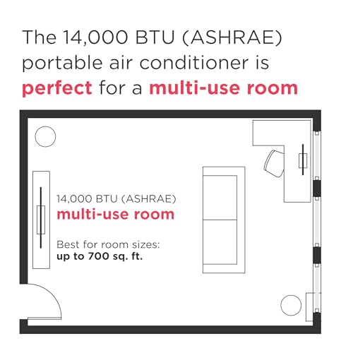 Image of Frigidaire 14,000 BTU Portable Air Conditioner with Heat & Wi-Fi, White