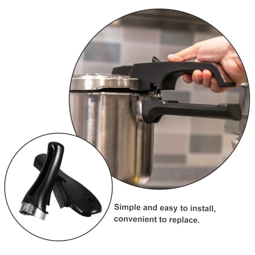 COHEALI Universal Pot Handle con tornillo mango resistente a quemaduras reemplazo para ollas de presión y utensilios de cocina juego de 2 piezas para accesorios de cocina miniatura 3