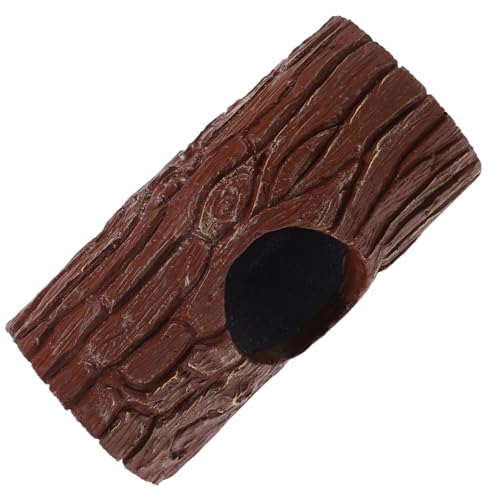 Mikikit Hamster Hideout Guinea Pig Shelter House Fun Tunnel Toy Smooth Resin Material