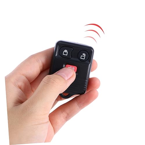 Llave de coche de repuesto Amosfun: carcasas de dos piezas con botones para mando de vehículo 4