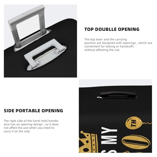 Travel Luggage Cover It‘s My 60th Birthday Fashion Washable Baggage Suitcase Protector Fit For Luggage Small4